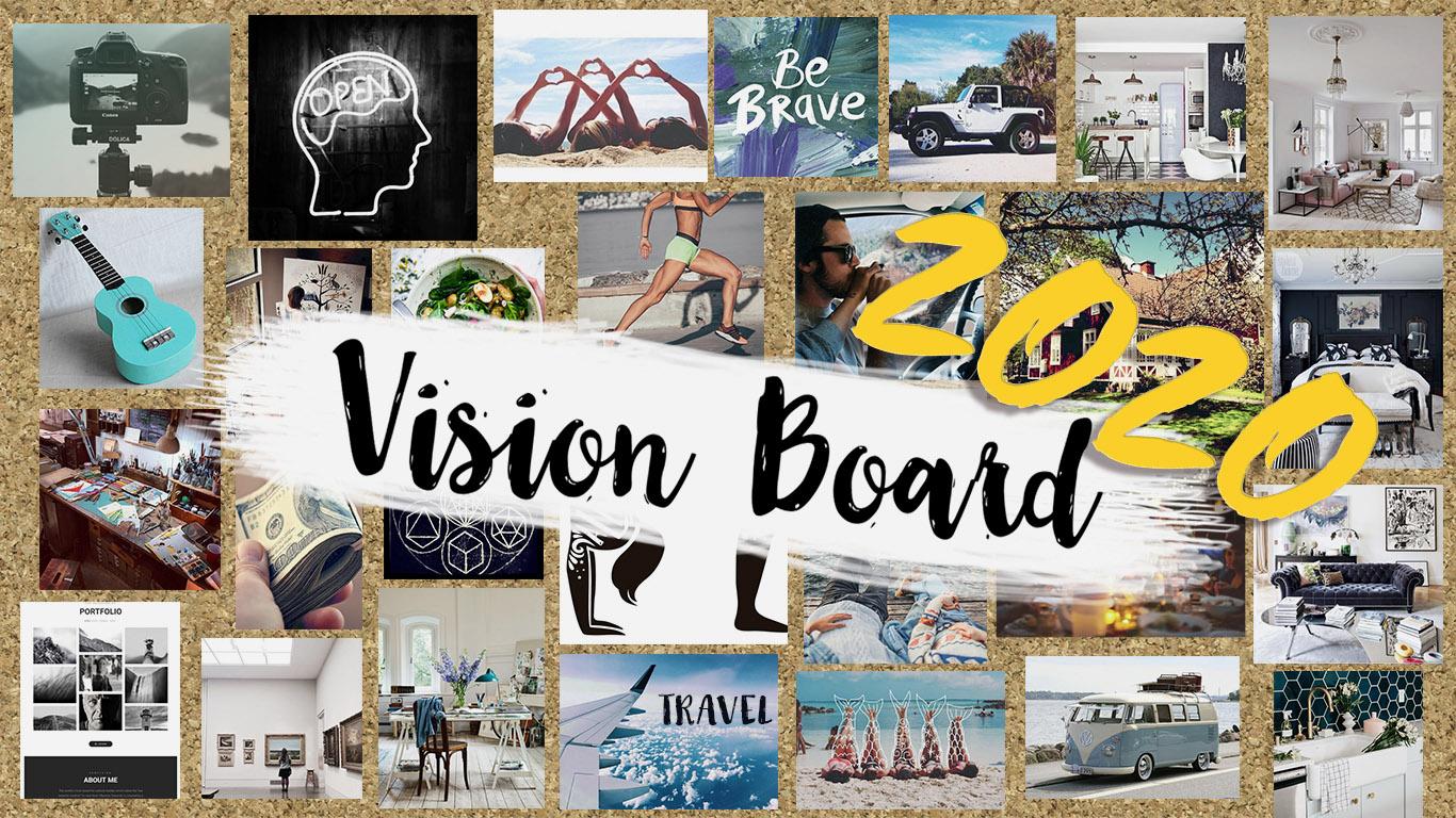 Create & Live Your Dreams 2020 - Vision Board Workshop - The Beauty of Now